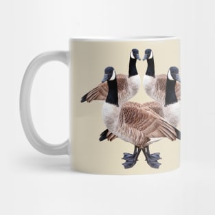 Canada geese, wildlife, gifts, graphic design, Wild Elegance Mug